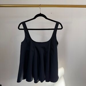 Club Monaco gray peplum top